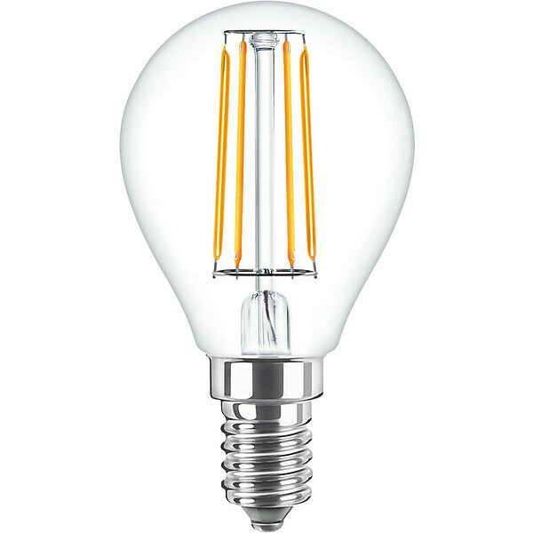 Philips LED-Tropfenlampe E14 klar Glas CorePro LED#34730400